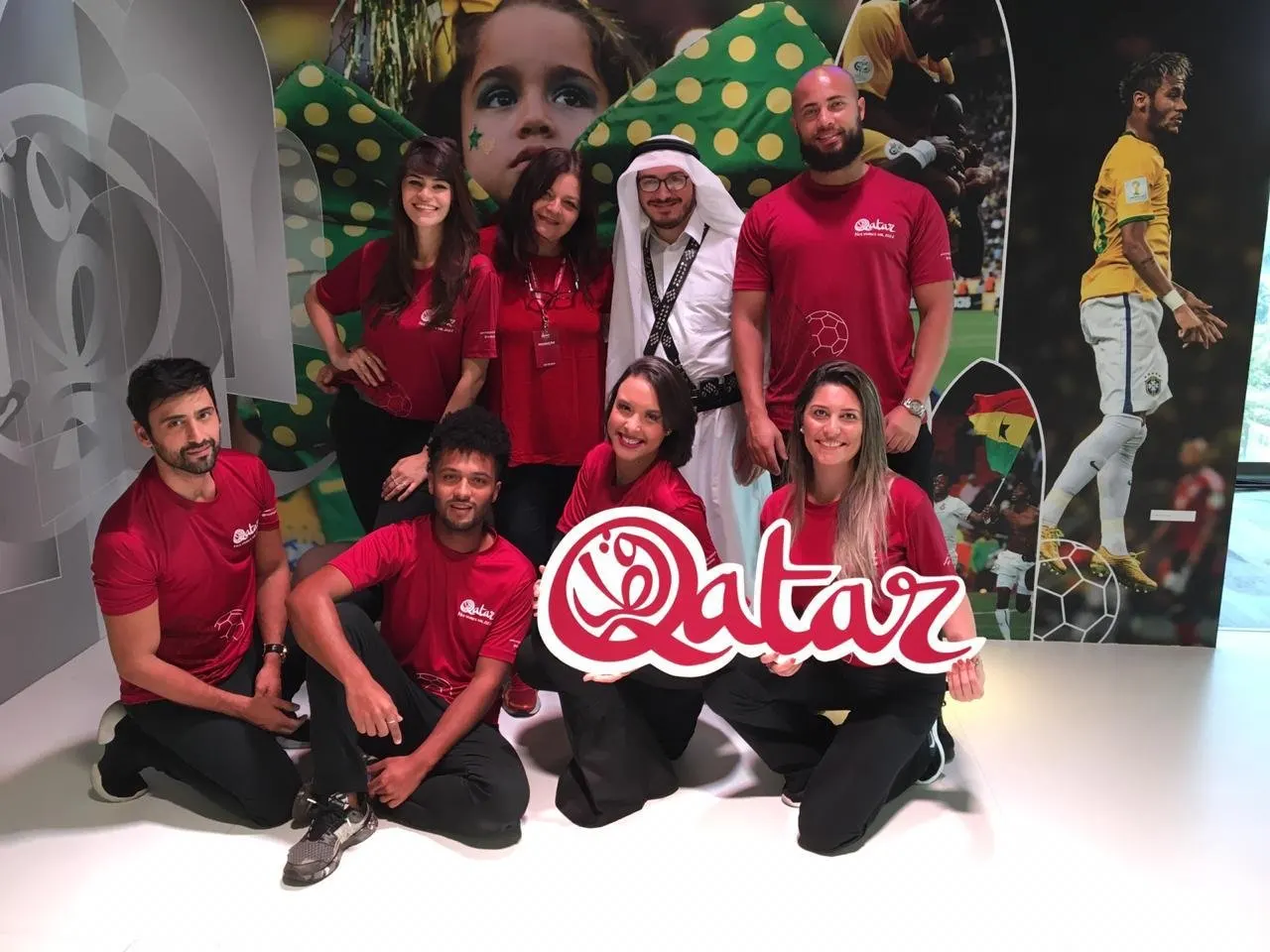 Equipe de recepcionistas e promotores da 4Even Casting em evento